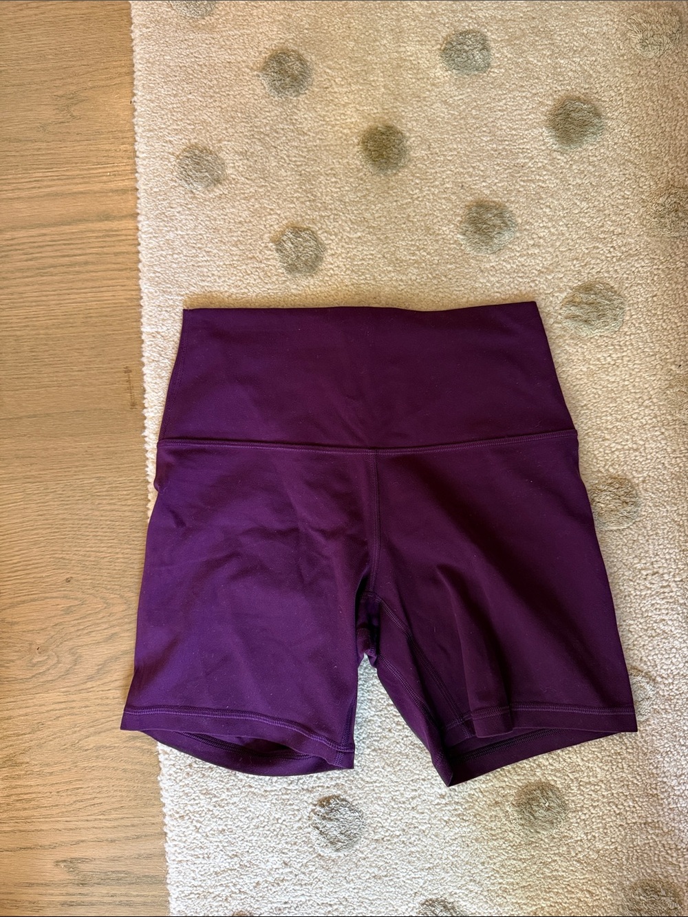 lululemon athletica High-Waist Shorts in Deep Plum
